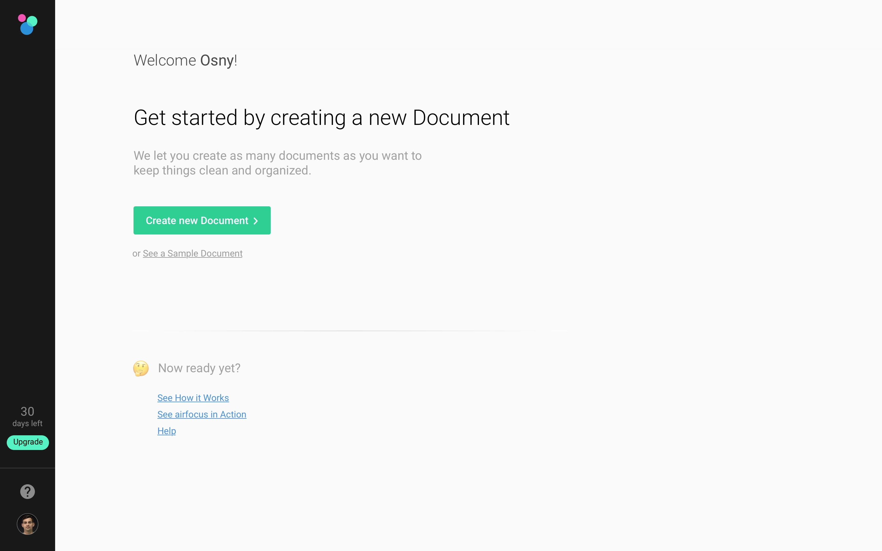 Airfocus welcome and onboarding